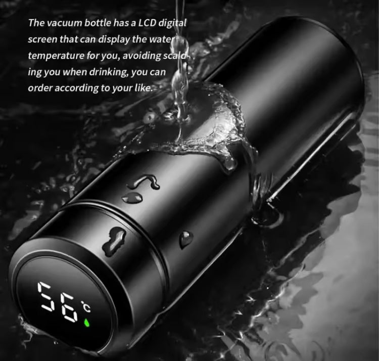 500ML LED Temperature Display Bottle, Stainless Steel Intellective Thermos with Double Bottom, Smart Vacuum Insulated Water Bottle 500ML LED Temperature Display Bottle, Stainless Steel Intellective Thermos with Double Bottom, Smart Vacuum Insulated Water Bottle